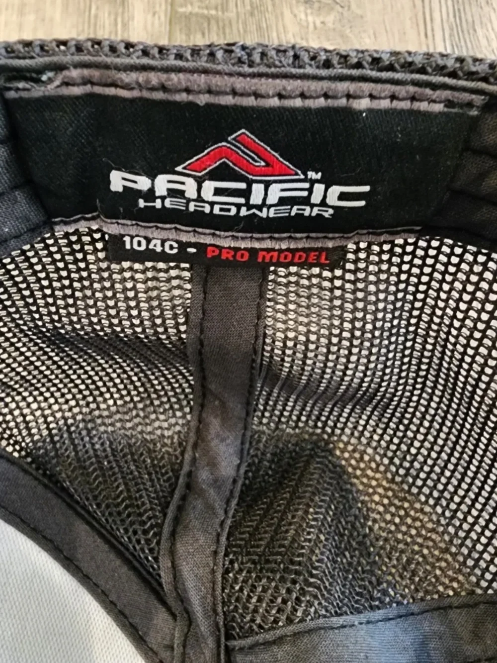 Pacific Headwear 104C Pro Model Trucker Hat Adjustable Snapback Mesh